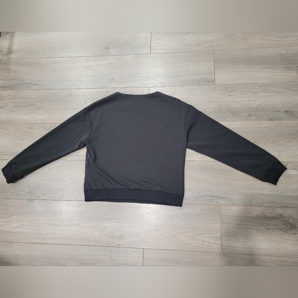 Boutique Moschino Black Women's Sweater with Gold Bow - Size Medium - Picture 9 of 9